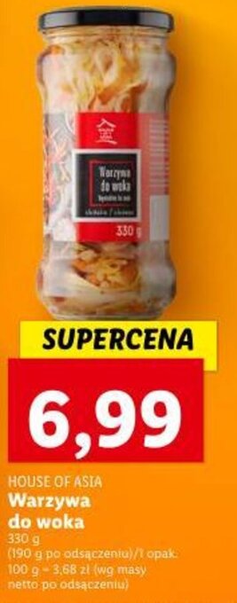 Lidl Warzywa do woka 330 g oferta