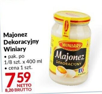 Makro Majonez Dekoracyjny Winiary 400 ml oferta