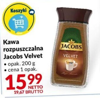 Makro Kawa rozpuszczalna Jacobs Velvet 200 g oferta