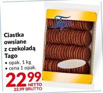 Makro Ciastka owsiane z czekoladą Tago 1 kg oferta
