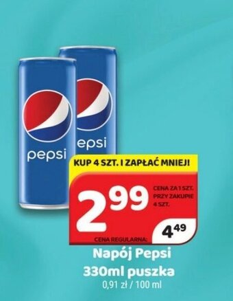 Delfin Napój Pepsi 330ml oferta