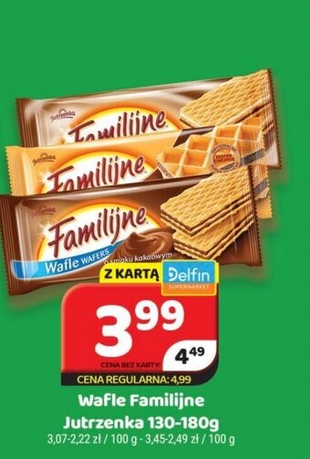 Delfin Jutrzenka Wafle Familijne 130-180g oferta