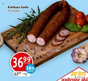Prim Market PELIKAN Kiełbasa Szefa 1kg oferta