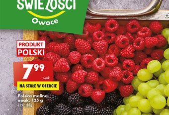 Biedronka Polska malina, opak. 125 g oferta