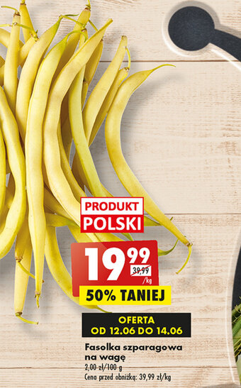 Biedronka Fasolka szparagowa 1kg oferta