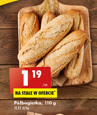 Biedronka Półbagietka, 110 g oferta