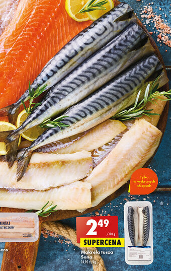 Biedronka Makrela tusza Sona 100g oferta