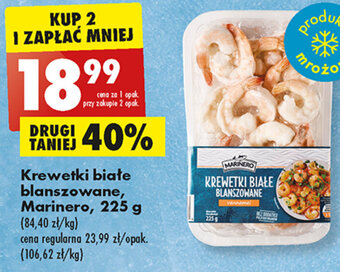 Biedronka Krewetki białe blanszowane, Marinero, 225 g oferta