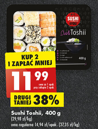 Biedronka Sushi Toshii, 400 g oferta