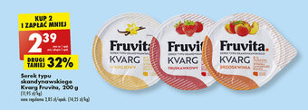 Biedronka Serek typu skandynawskiego Kvarg Fruvita, 200 g oferta
