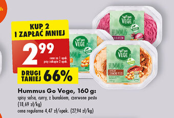 Biedronka Hummus Go Vege, 160 g oferta