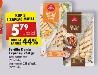 Biedronka Tortilla Dania Express, 250 g oferta