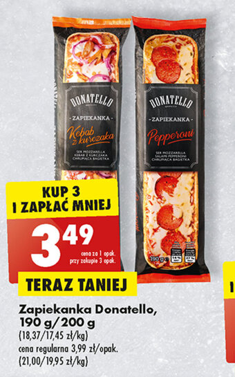 Biedronka Zapiekanka Donatello, 190 g/200 g oferta