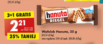 Biedronka Wafelek Hanuta, 35 g oferta