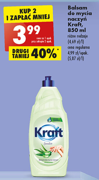 Biedronka Balsam do mycia naczyń Kraft, 850 ml oferta
