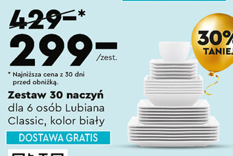 Biedronka Zestaw 30 naczyń oferta