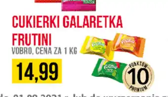 Delikatesy Ribena Cukierki Galaretki Frutini 1kg oferta