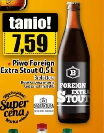 Topaz Piwo Foreign Extra Stout 0,5L Brofaktura oferta