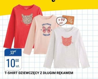 bi1 T-shirt dziewczęcy z długim rękawem oferta