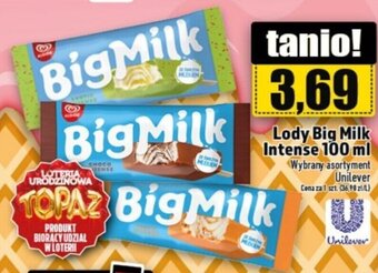 Topaz Lody Big Milk Intense 100 ml oferta