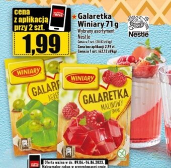 Topaz Galaretka Winiary 71 g oferta