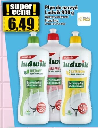 Topaz Płyn do naczyń Ludwik 900 g oferta