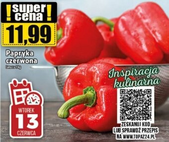 Topaz Papryka czerwona 1kg oferta