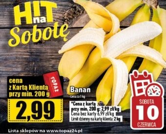 Topaz Banan 1kg oferta
