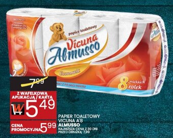 Wafelek PAPIER TOALETOWY VICUNA A'8 ALMUSSO oferta