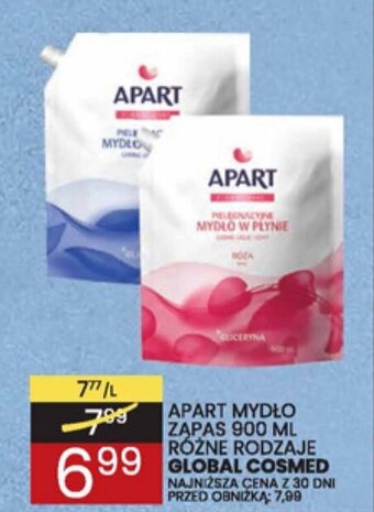 Wafelek APART MYDŁO ZAPAS 900 ML GLOBAL COSMED oferta