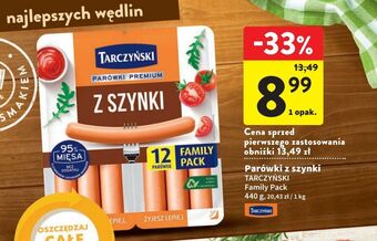 Intermarche Parówki z szynki tarczyński oferta