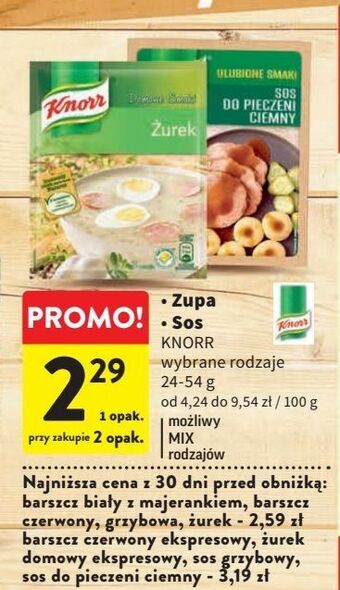 Intermarche Zupa grzybowa knorr domowe smaki oferta