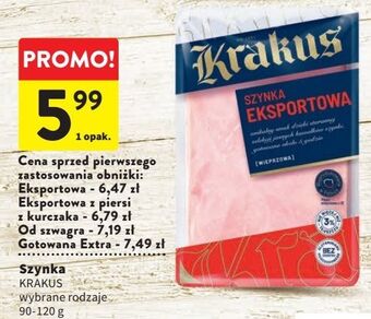 Intermarche Szynka eksportowa krakus animex oferta