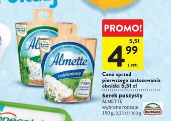 Intermarche Serek z ziołami hochland almette oferta