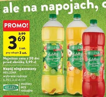 Intermarche Napój truskawka & malina hellena oferta
