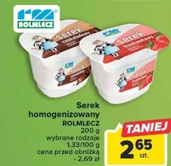 Carrefour Serek czekoladowy rolmlecz oferta