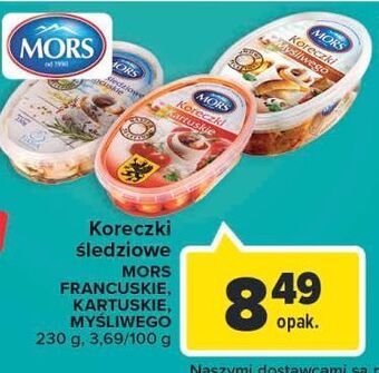 Carrefour Koreczki kartuskie mors ryby oferta