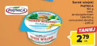 Carrefour Market Serek wiejski PIĄTNICA 150 g lekki, oferta