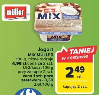 Carrefour Market Jogurt MIX MÜLLER 130 g oferta