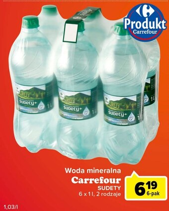 Globi Woda mineralna carrefour oferta