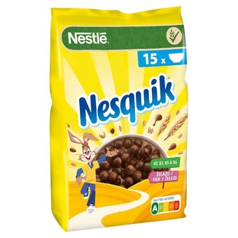 Spar Nestlé nesquik zbożowe kuleczki o smaku czekoladowym 450 g oferta