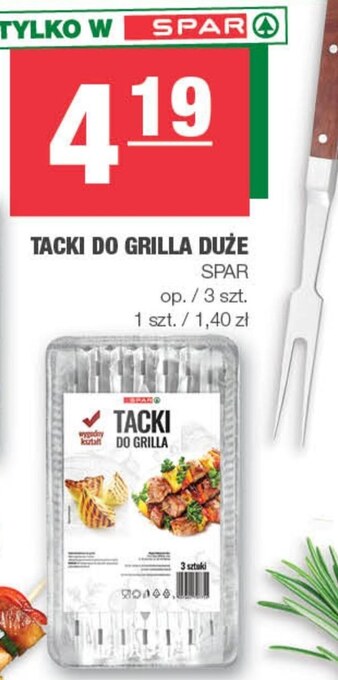 Spar Tacki do grilla oferta