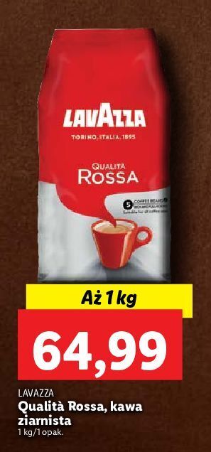 Lidl Kawa lavazza qualita rossa oferta