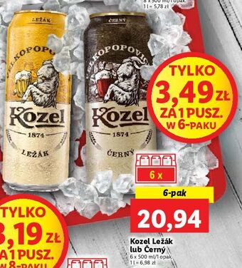 Lidl Piwo kozel lezak oferta