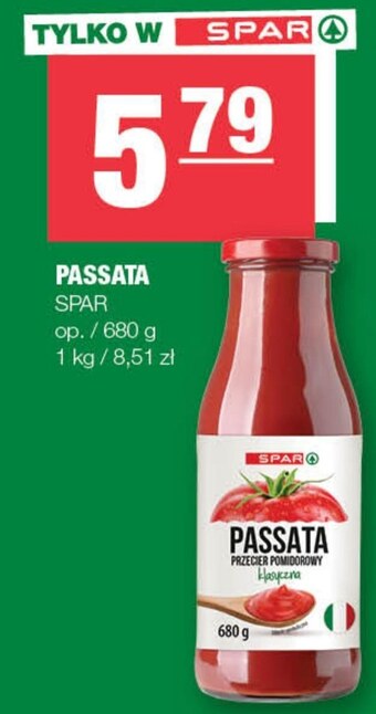 Spar Passata spar oferta