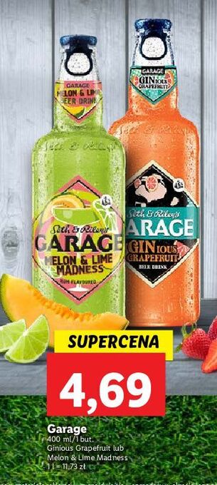 Lidl Piwo garage melon & lime madness oferta