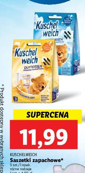 Lidl Saszetki zapachowe summer love kuschelweich oferta