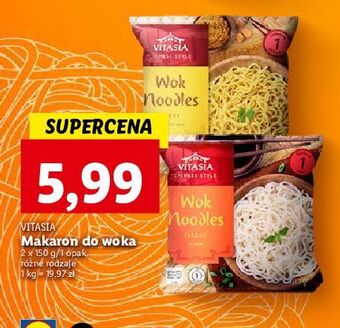 Lidl Makaron wok classic vitasia china oferta