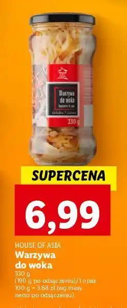 Lidl Warzywa do woka house of asia oferta