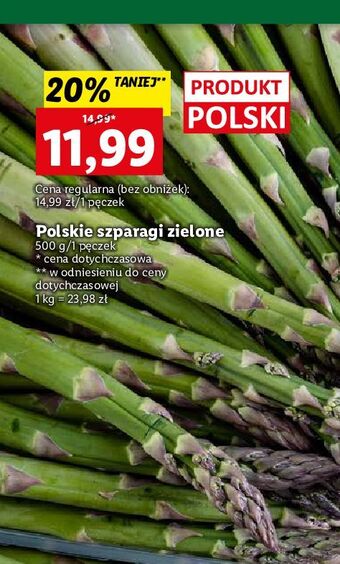 Lidl Szparagi zielone oferta